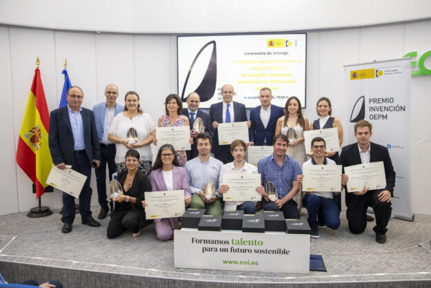 Premios mejor invención Galardonados III Edición Premios mejor invención protegida por derechos de Propiedad Intelectual 2022