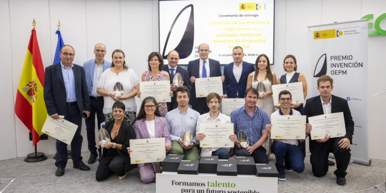 Galardonados III Edición Premios mejor invención protegida por derechos de Propiedad Intelectual 2022